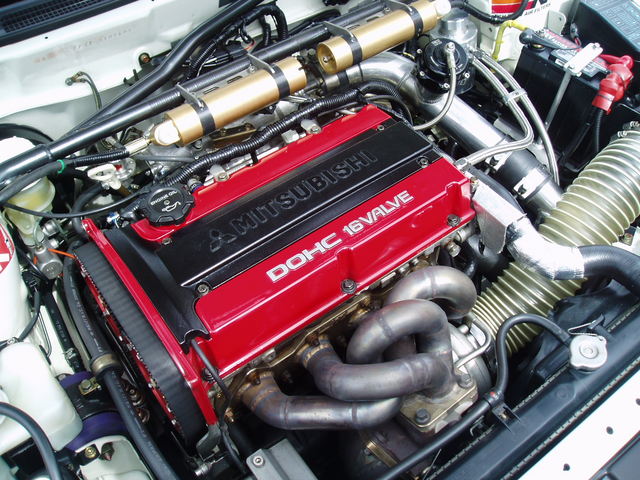 evo engine bay 